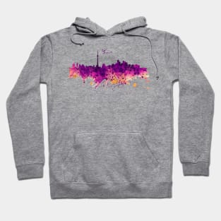 Toronto Watercolor Skyline Hoodie